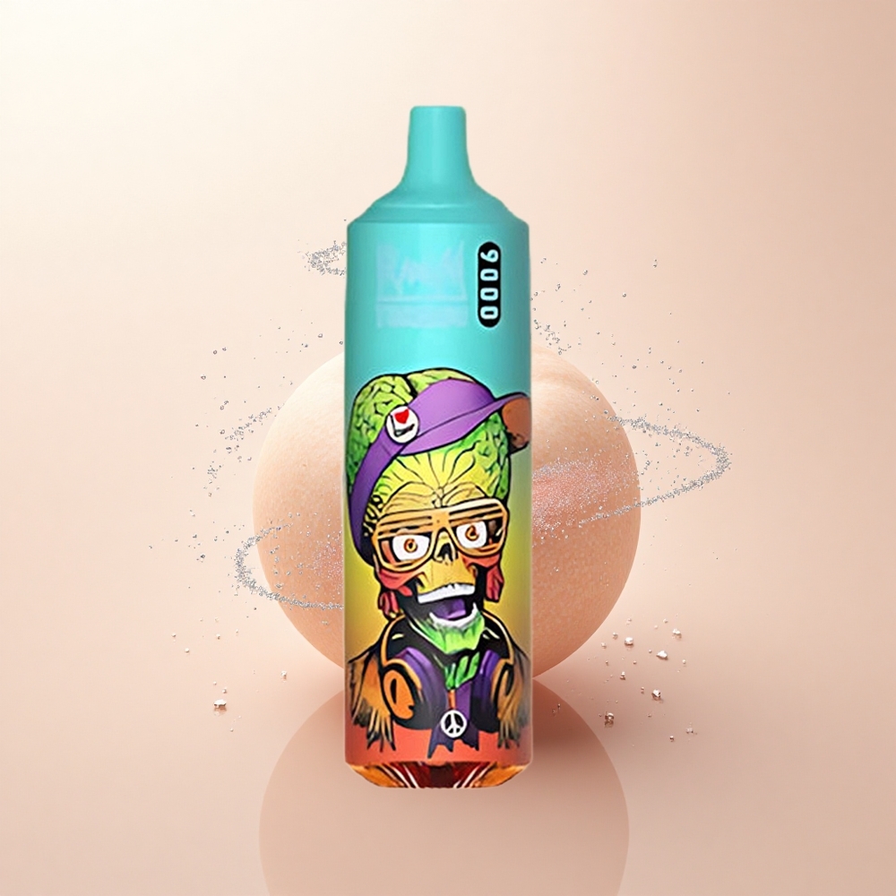 RandM Fumot Tornado 9000 Puffs Lodowisko Niebieskiej Rozkoszy z 18 mL Płynu i Wyświetlaczem RGB