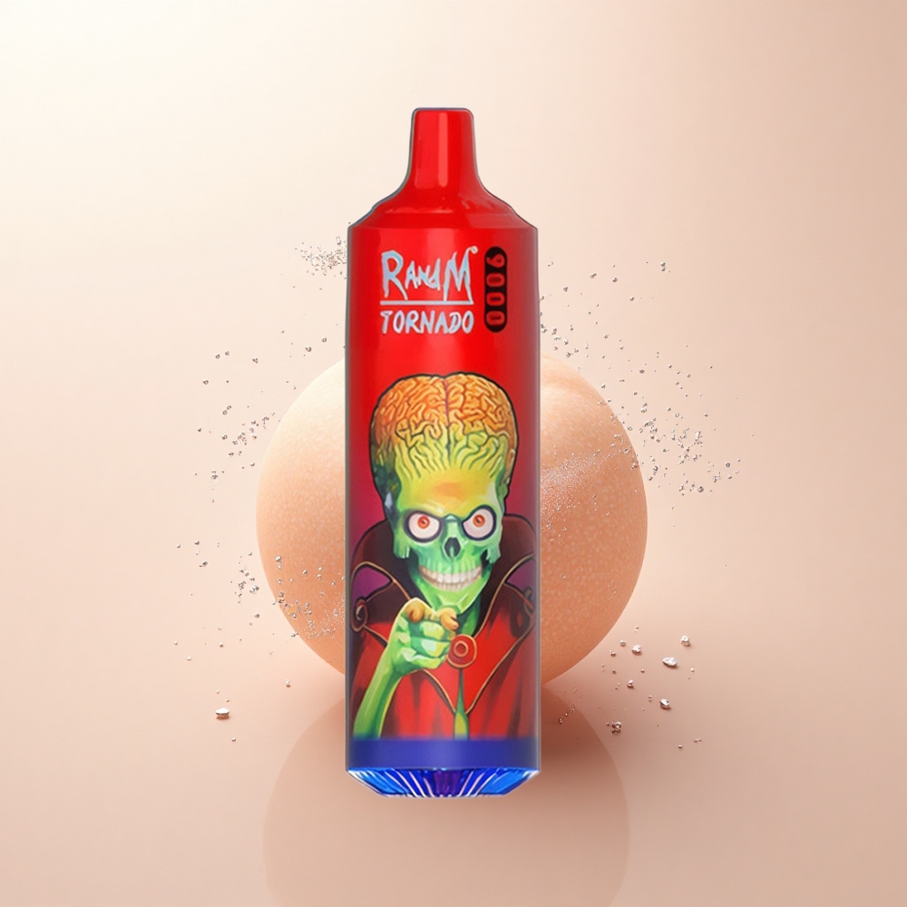 RandM Fumot Tornado 9000 Puffs Lodowy Smak z Miękką Siatką i RGB Wyświetlaczem