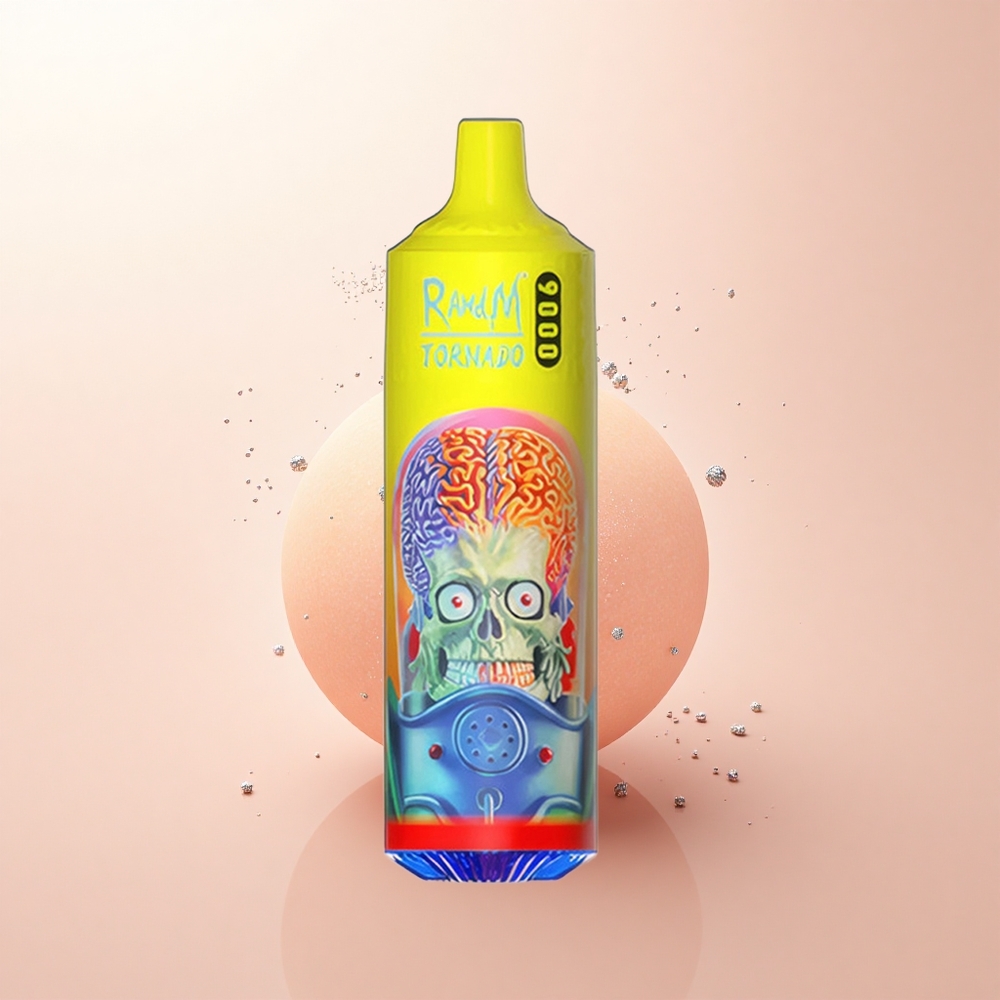 RandM Fumot Tornado 9000 Puffs Różowa Lemoniada z Miękką Siatką i RGB Wyświetlaczem
