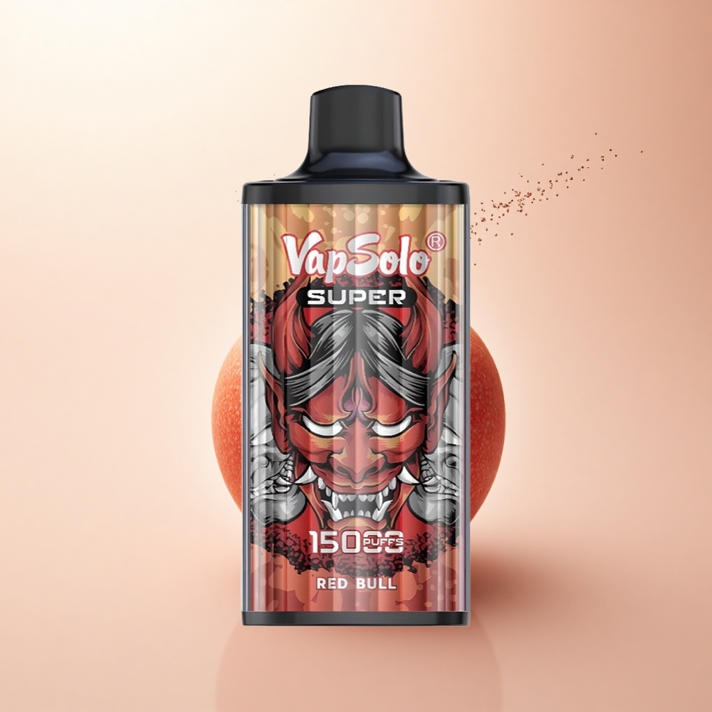 Vapsolo Super 15000 Puffs Czerwony Byk Turbo 40ml Mesh