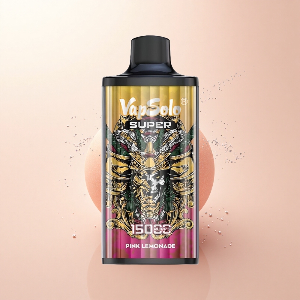 Vapsolo Super 15000 Puffs Super Różowa Lemoniada 40ml 850mAh Typ-C
