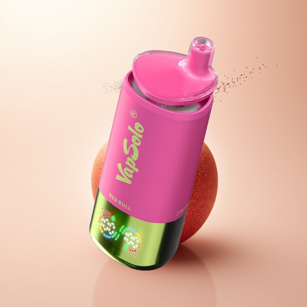 Vapsolo Triple 30000 Puffs Czerwony Byk 40ml Typ-C 3Zbiorniki