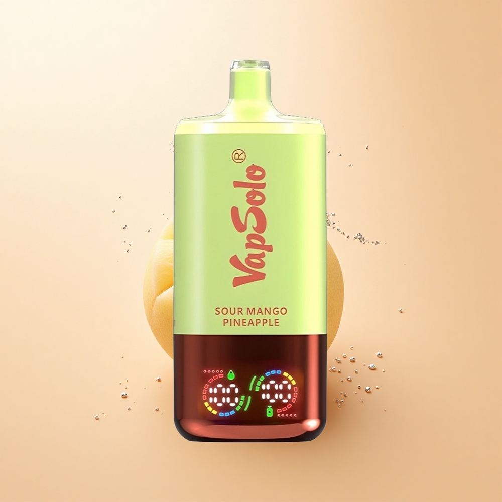 Vapsolo Triple 30000 Puffs Kwaśne Mango Ananas z 40ml Płynem i Typem-C