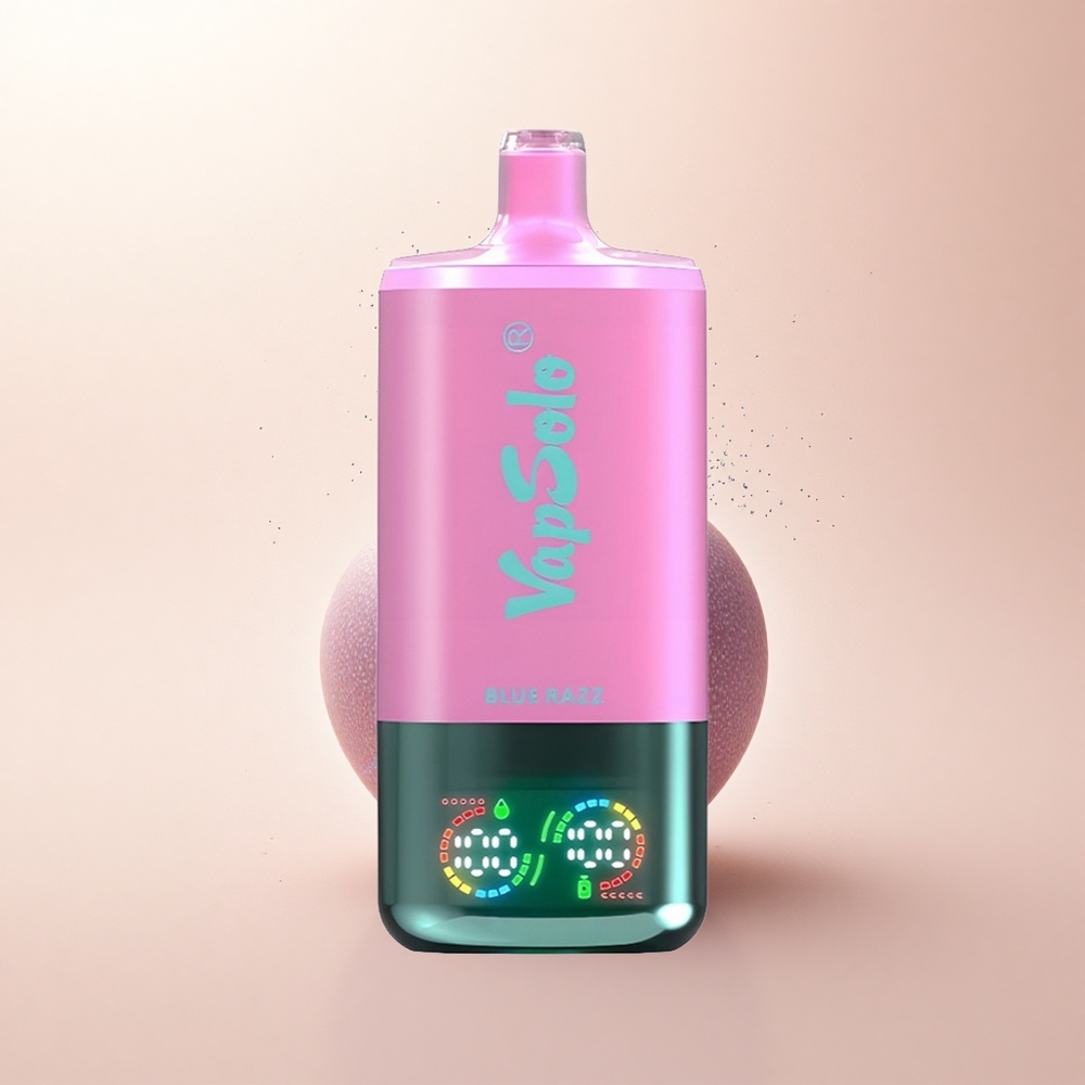 Vapsolo Triple 30000 Puffs Niebieska Malina 30000 Puffów 40ml Type-C