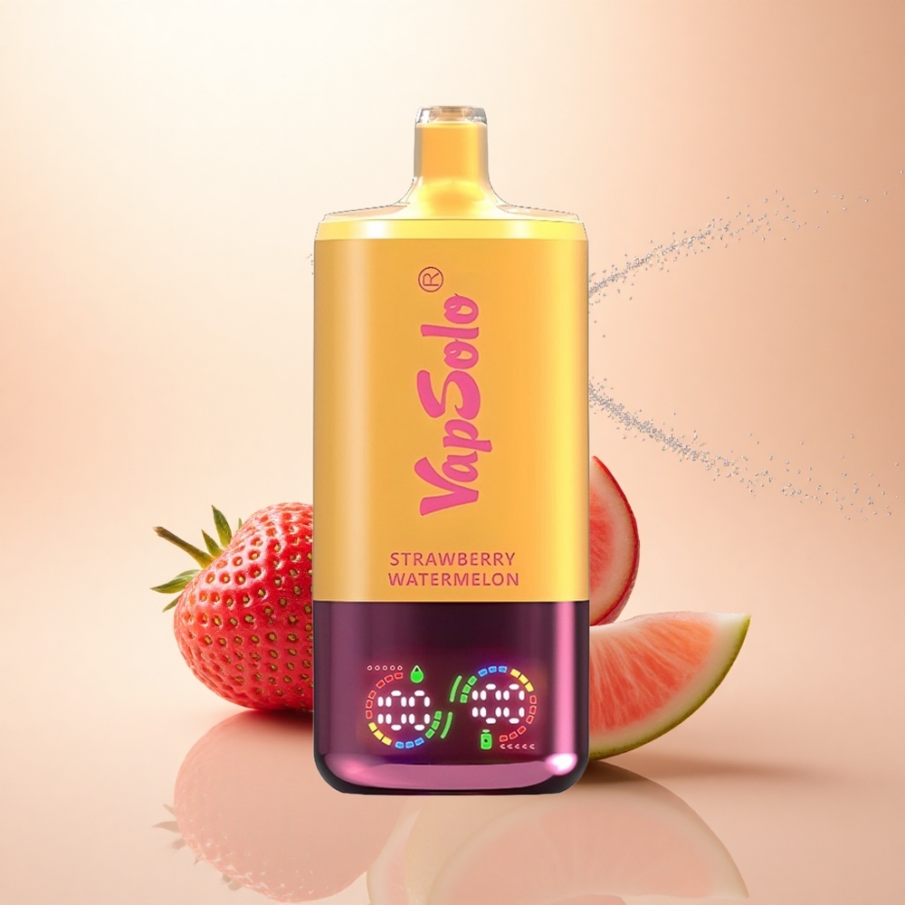 Vapsolo Triple 30000 Puffs Truskawka Arbuz & Cytryna Brzoskwinia z 40ml Płynu i Typem-C