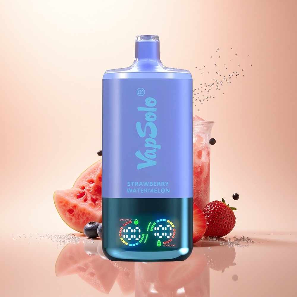 Vapsolo Triple 30000 Puffs Truskawkowy Arbuz & Jagodowy Lód z Typem-C i 40ml