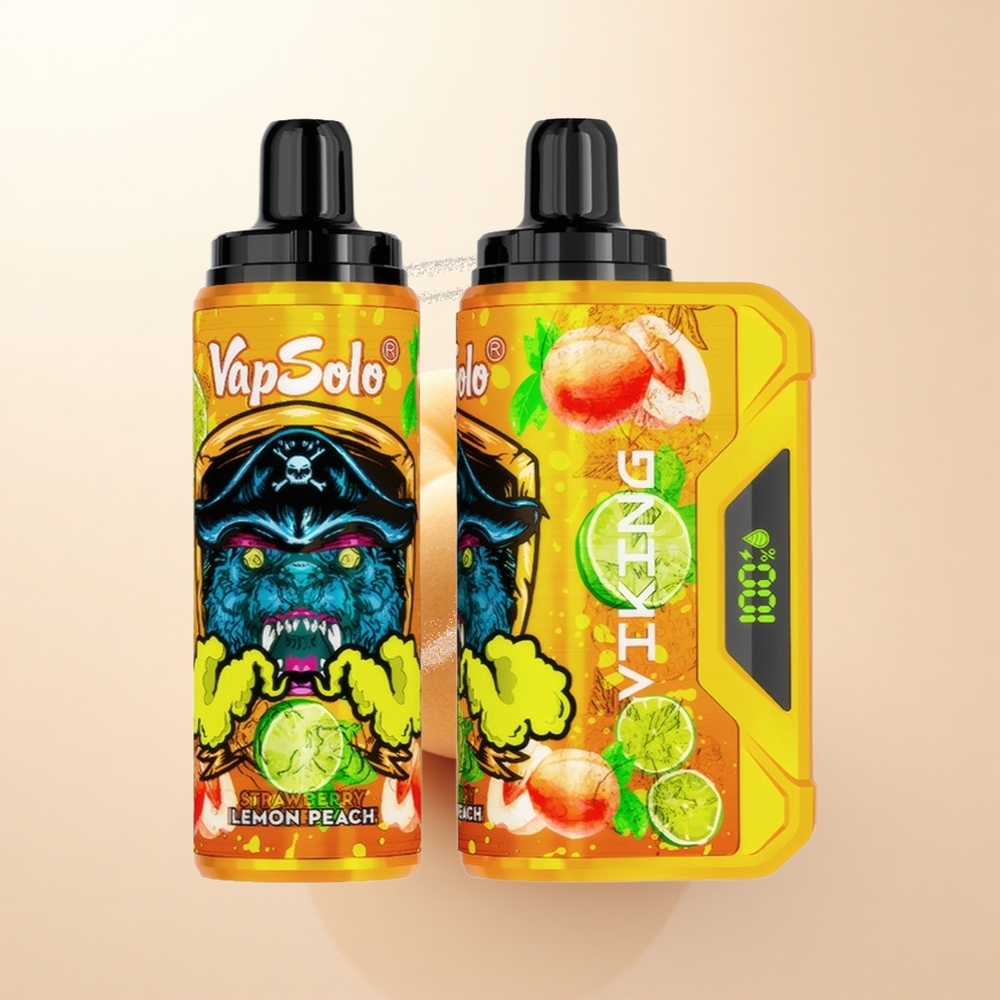 VapSolo VIKING 12000 Puffs Cytrynowy Brzoskwinia Typ-C 22ml