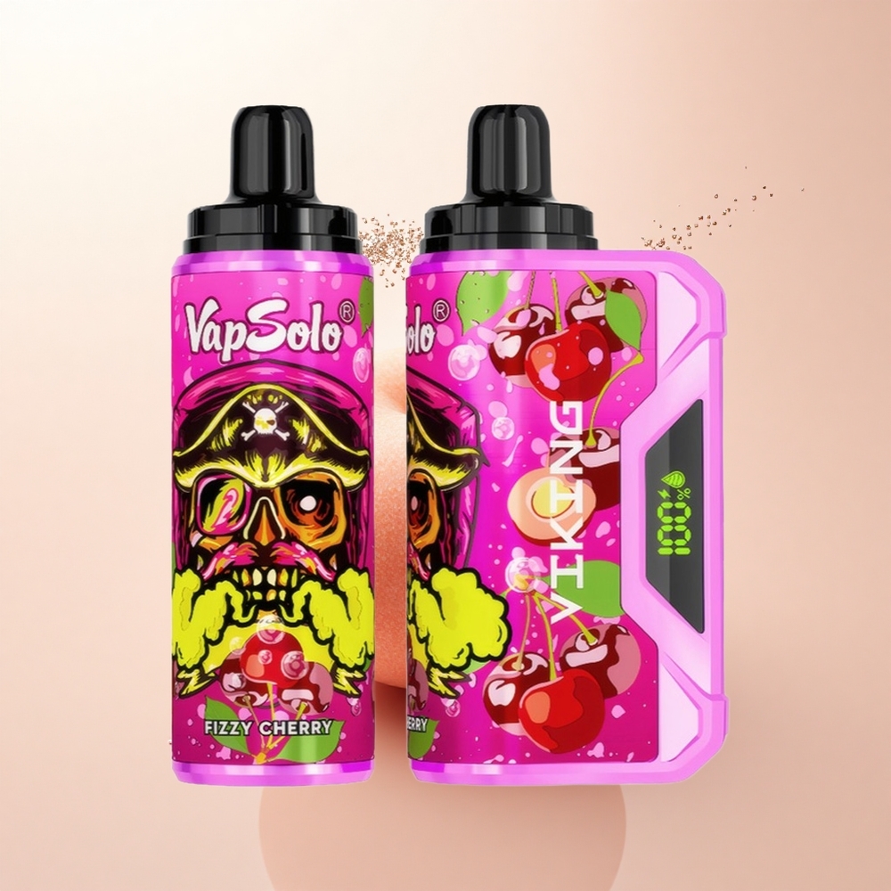 VapSolo VIKING 12000 Puffs Gazowa Wiśnia Typ-C 22ml