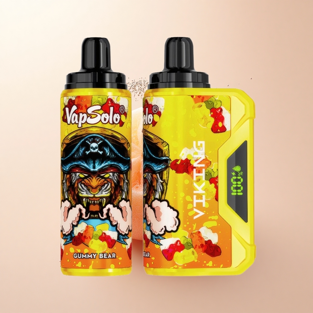 VapSolo VIKING 12000 Puffs Miś Gumowy Elektryczny z Typem-C
