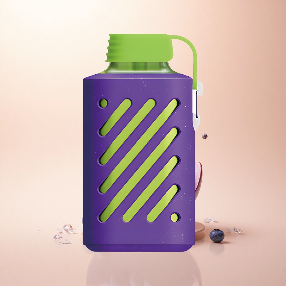 VOZOL GEAR 10000 Puffs Lodowy Borówka z Funkcjonalną Klamrą i Pojemnością 20 ml