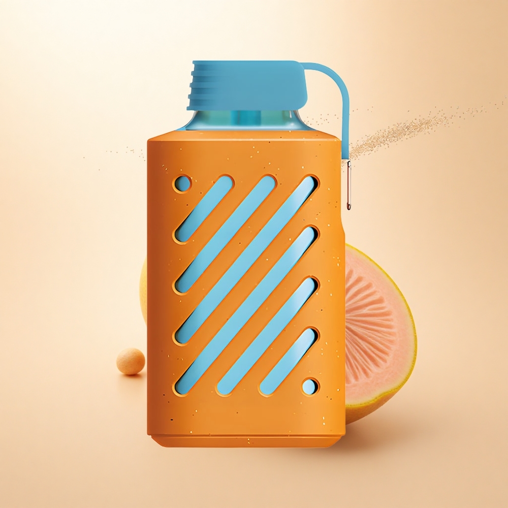 VOZOL GEAR 10000 Puffs Mandarynkowe Mango Guawa z Funkcjonalną Klamrą i Pojemnością 20 ml