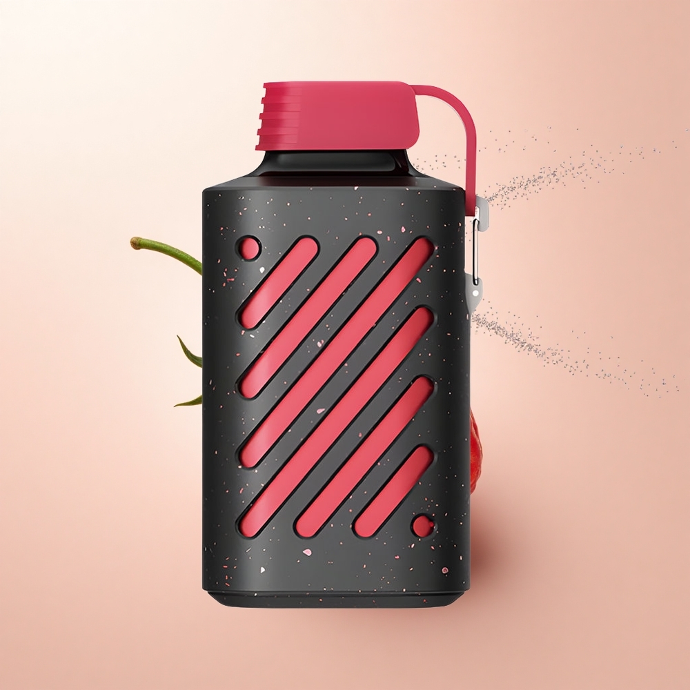 VOZOL GEAR 10000 Puffs Truskawka Malina VAMT Mesh Coil 20ml Pojemność Płynu