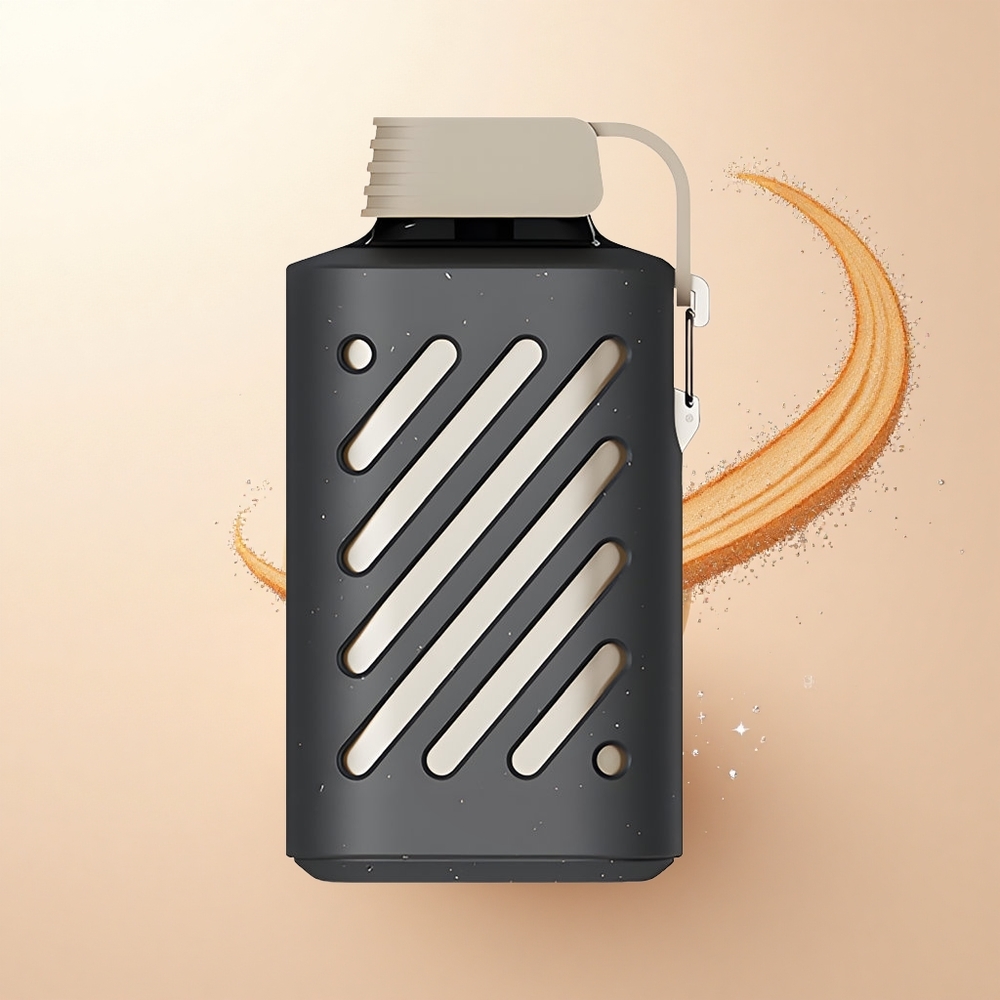 VOZOL GEAR 10000 Puffs Tytoń Kremowy z Funkcjonalną Klamrą i Pojemnością 20 ml