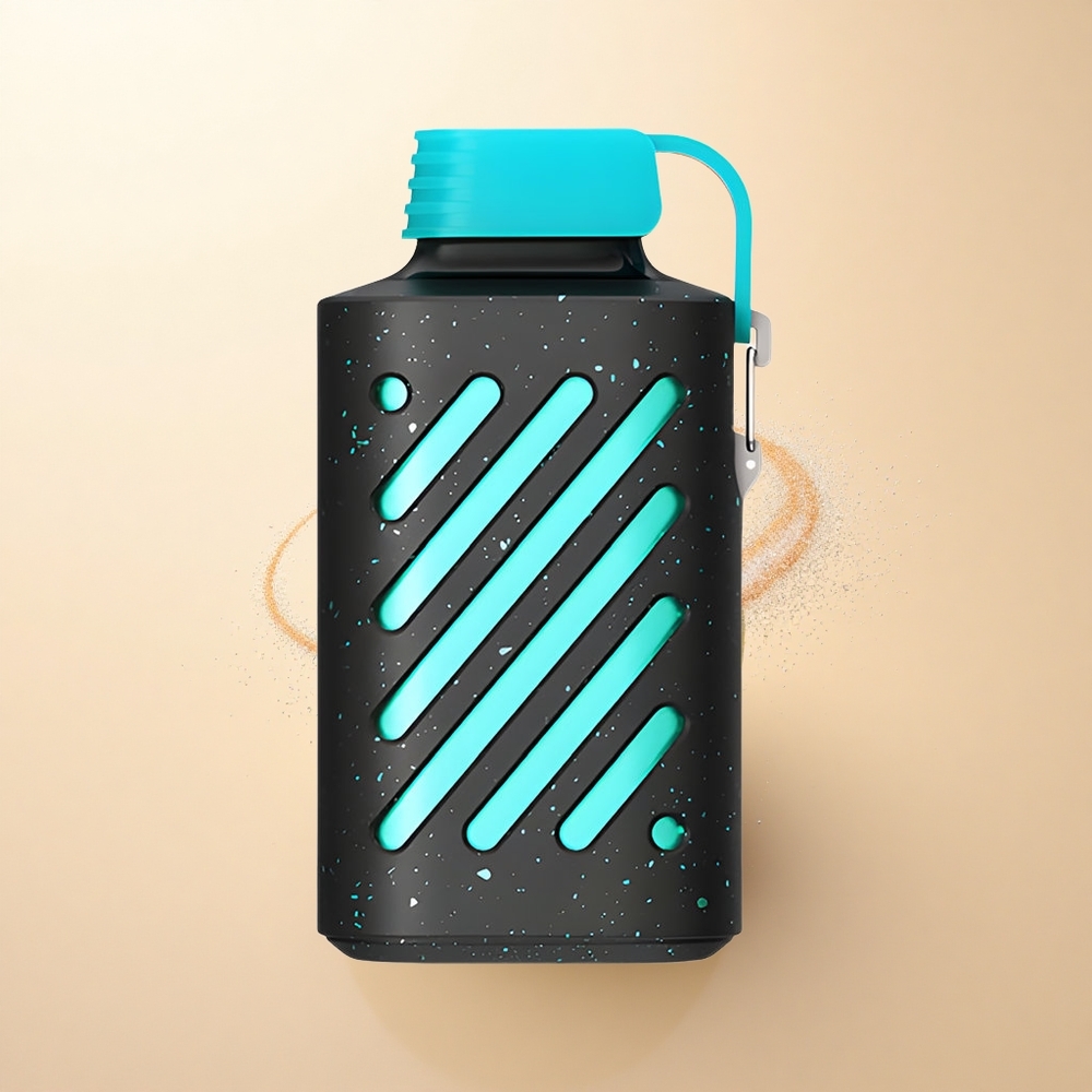 VOZOL GEAR 10000 Puffs Zielony Wybuch 10000 z Funkcjonalną Klamrą i Ochroną Ustnika