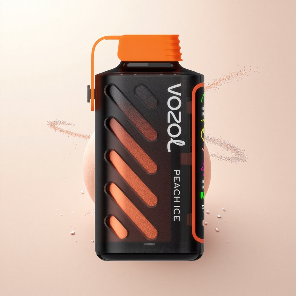 VOZOL Gear Power 20000 Puffs Brzoskwiniowy Lód z Podwójną Siatką i Ekranem Pełnoekranowym