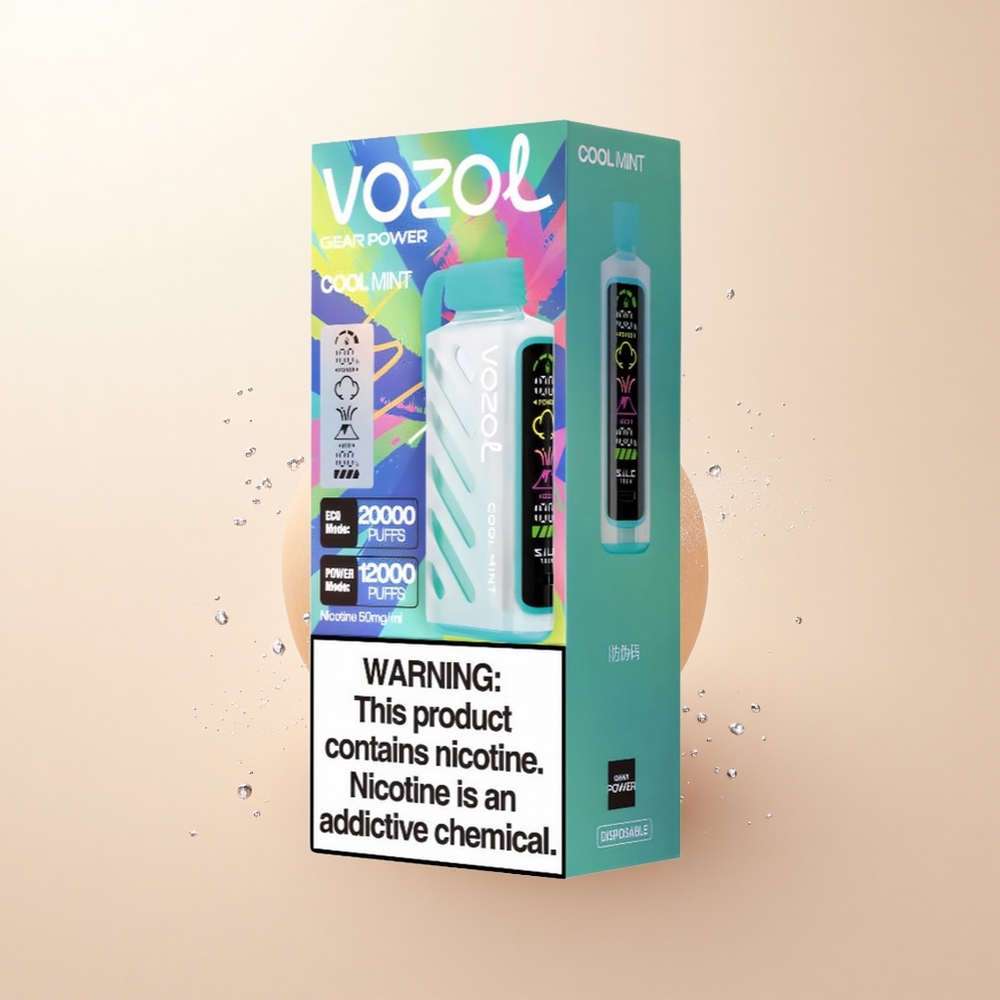 VOZOL Gear Power 20000 Puffs Chłodna Mięta Dual Mesh Tech