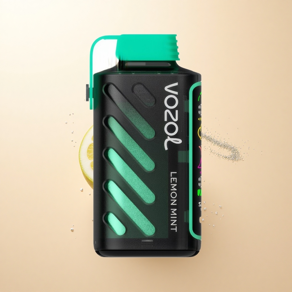 VOZOL Gear Power 20000 Puffs Cytrynowa Mięta z Podwójną Siatką i Ekranem Pełnoekranowym