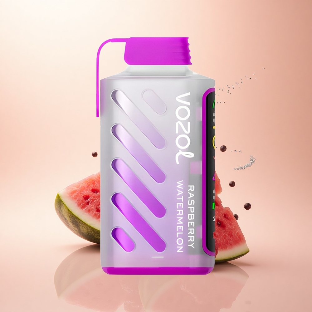 VOZOL Gear Power 20000 Puffs Malinowy Arbuz z Podwójną Siatką i Ekranem Pełnoekranowym