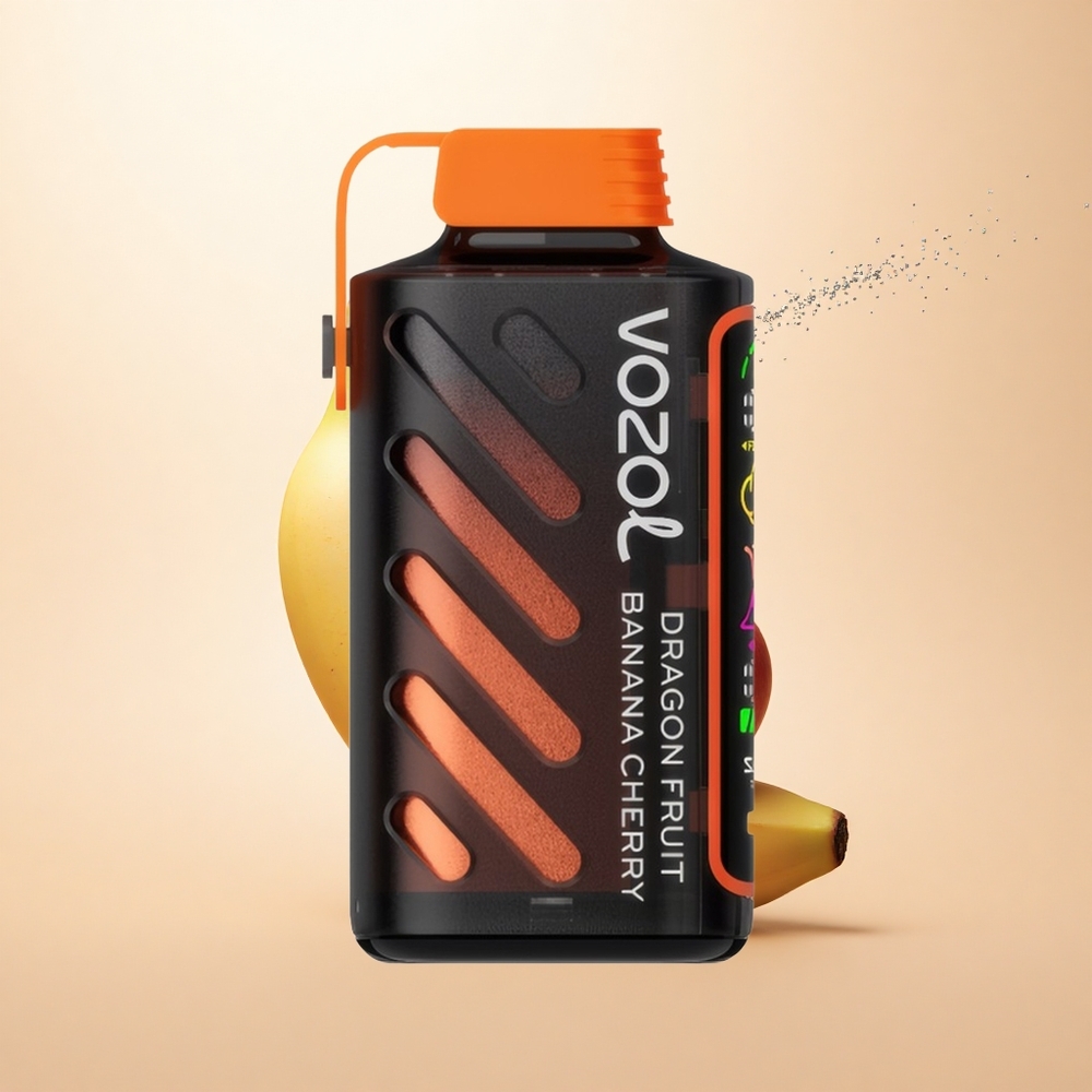 VOZOL Gear Power 20000 Puffs Smoczy Owoc Banan Wiśnia z Dual Mesh Coil i 20mL Pojemnością
