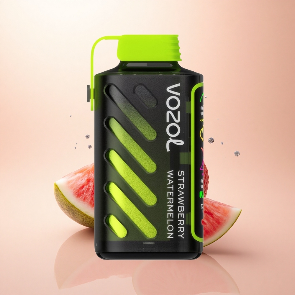 VOZOL Gear Power 20000 Puffs Truskawkowo-Arbuzowa Moc Podwójnej Siatki z Ekranem Pełnoekranowym