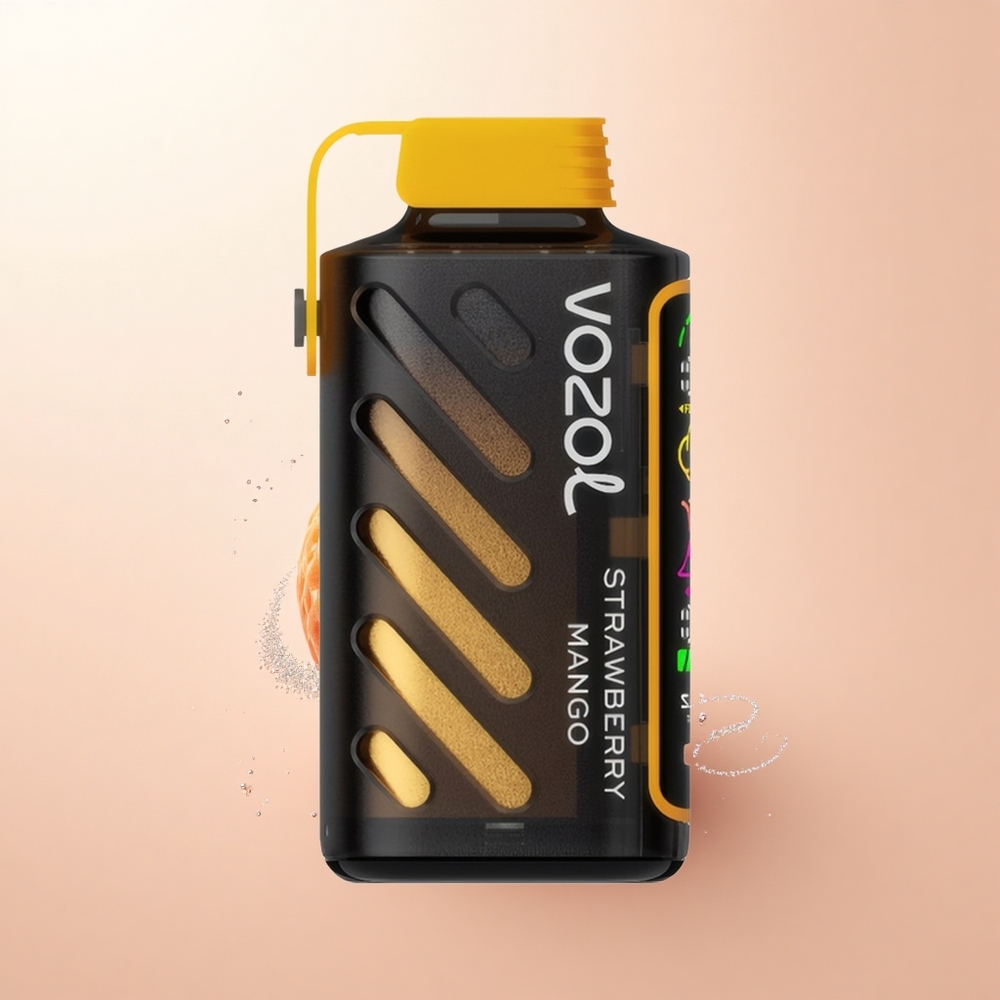 VOZOL Gear Power 20000 Puffs Truskawkowo-Mango Dual Mesh Ekran Pełny