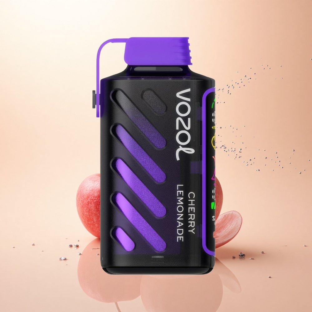 VOZOL Gear Power 20000 Puffs Wiśniowa Lemoniada z Podwójną Siatką i Ekranem Pełnoekranowym