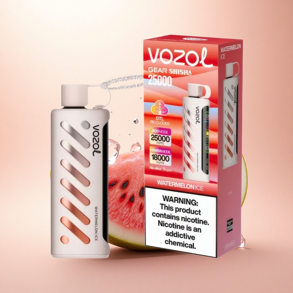 VOZOL Gear Shisha 25000 Puffs Arbuzowy Lód Dual Mesh 5mg
