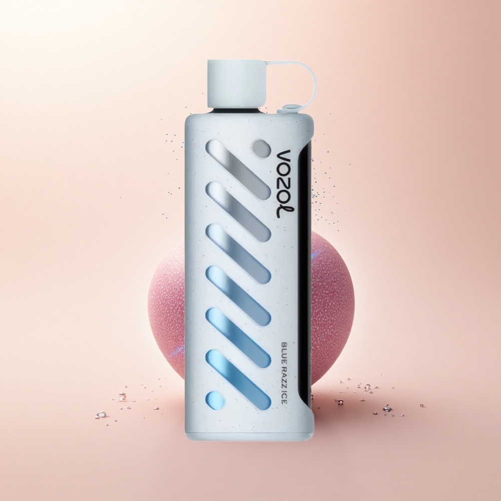 VOZOL Gear Shisha 25000 Puffs Lodowy Błękit Malina Podwójna Siatka