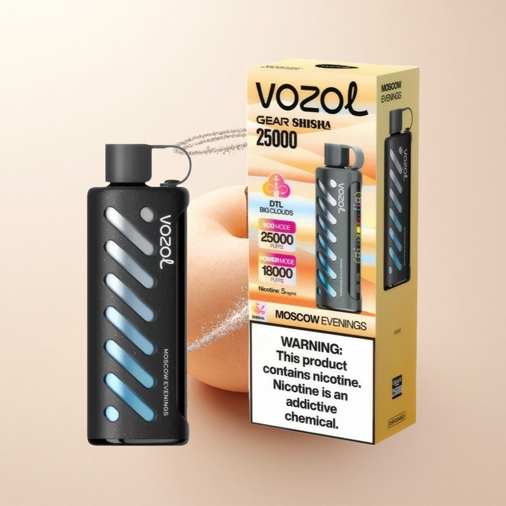 VOZOL Gear Shisha 25000 Puffs Warszawskie Wieczory Smaki: 30 Pysznych Smaków