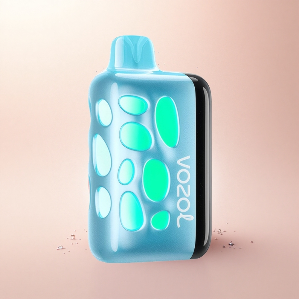 VOZOL RAVE 40000 Puffs Lodowy Błysk Malinowy z Ładowaniem w 20 Min