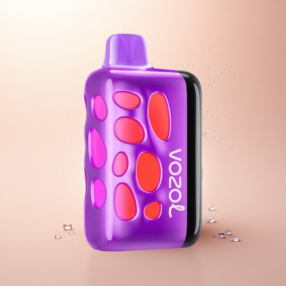 VOZOL RAVE 40000 Puffs Winogrodowe Lody z Błyszczącym Tańcem i Ładowaniem