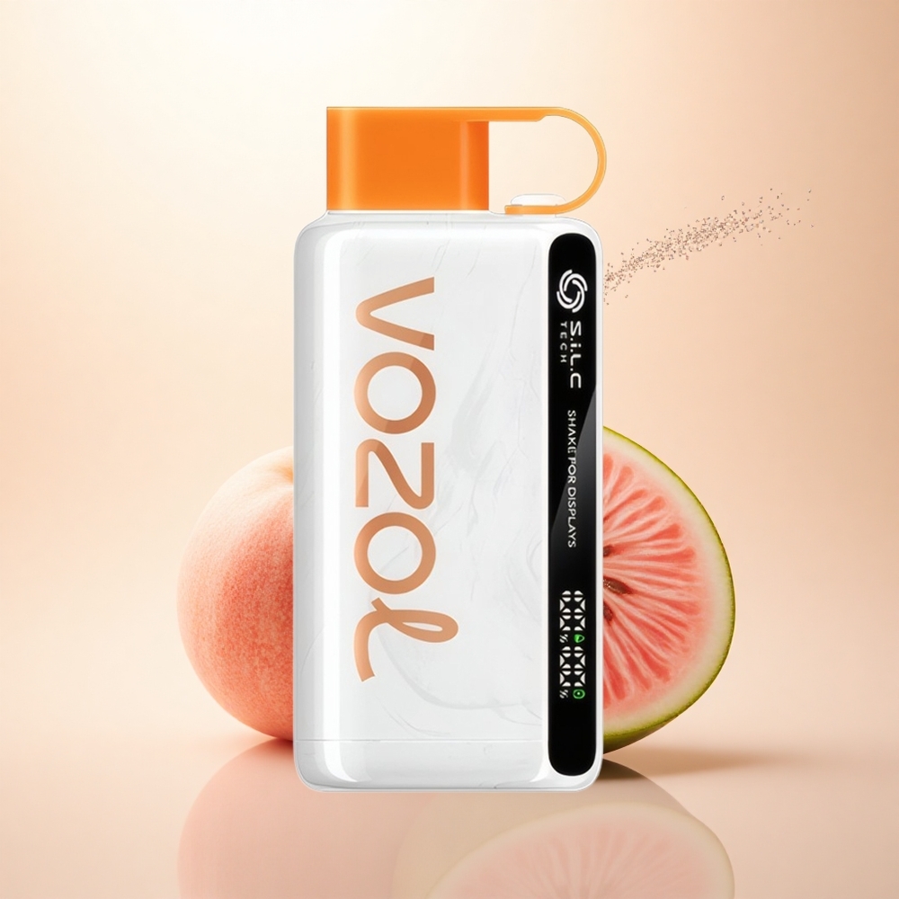 VOZOL STAR 9000/12000 Puffs Brzoskwinia Mango Arbuz z S.i.L.C TECH i Ładowaniem 30% Szybciej