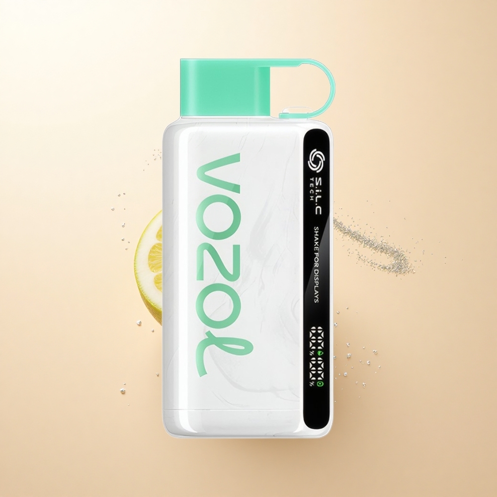 VOZOL STAR 9000/12000 Puffs Cytrynowa Mięta z S.i.L.C TECH i Ładowaniem 30% Szybszym