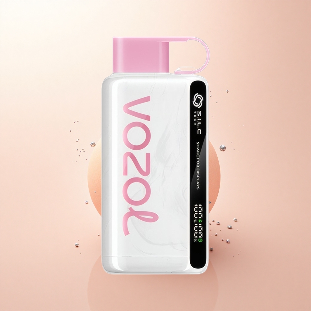 VOZOL STAR 9000/12000 Puffs Różowa Lemoniada z S.i.L.C TECH i Ładowaniem 30% Szybciej