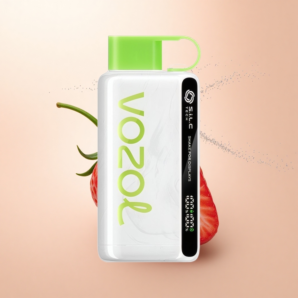 VOZOL STAR 9000/12000 Puffs Truskawka Kiwi z S.i.L.C TECH i Ładowaniem 30% Szybszym