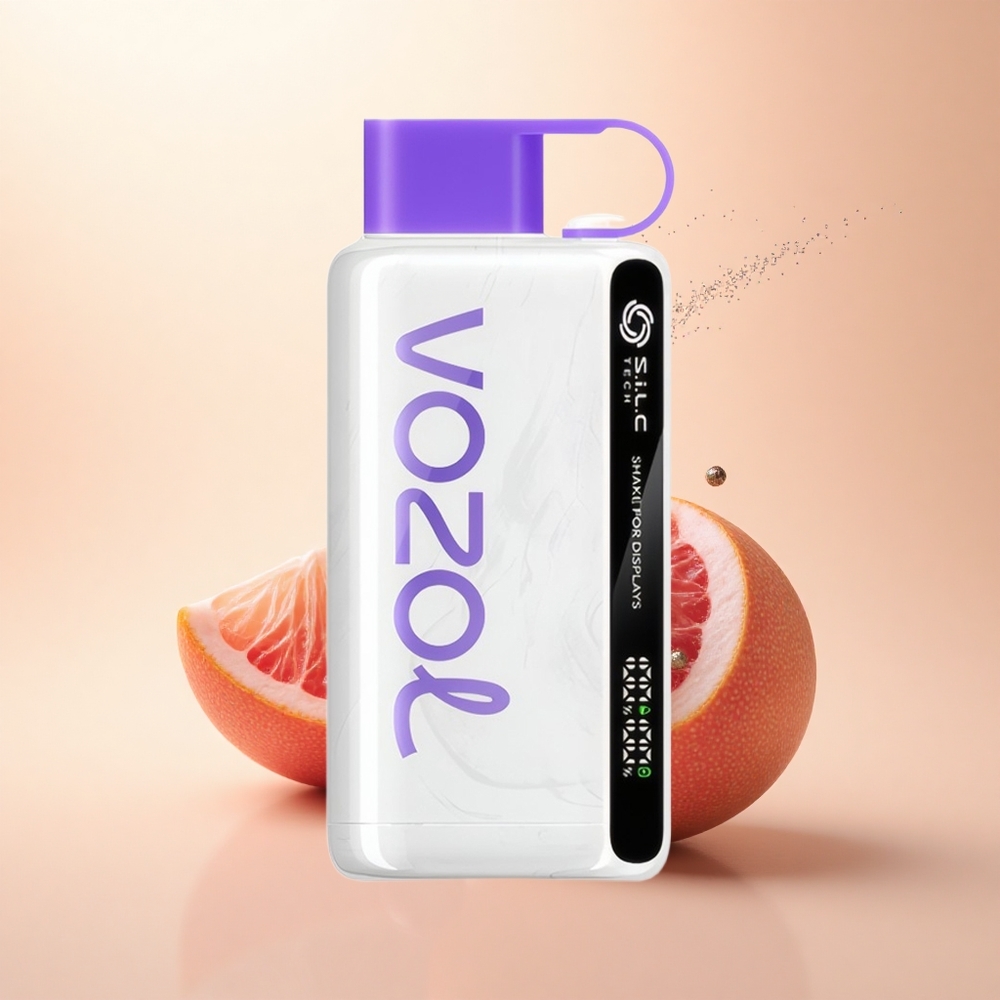 VOZOL STAR 9000/12000 Puffs Żurawina Mango Grejpfrut z Technologią S.i.L.C i Ładowaniem 30% Szybciej