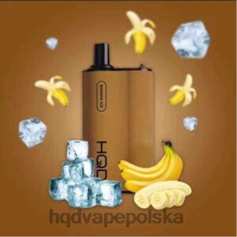 HQD jednorazowe - lód bananowy HQD BOX 4000 zaciągnięć 0P24X81