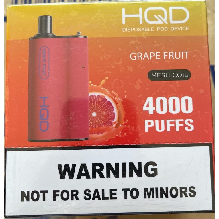 HQD jednorazowe - owoc winogron HQD BOX 4000 zaciągnięć 0P24X101